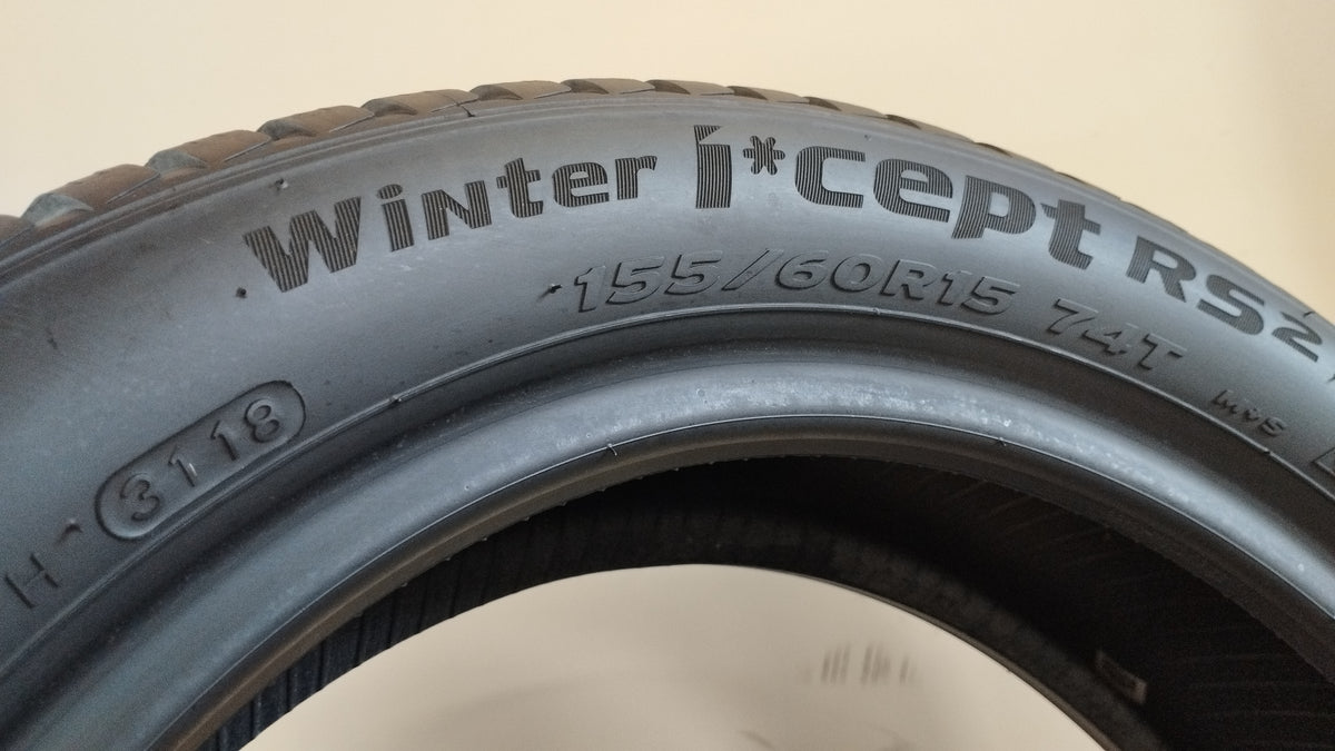 hankook RS2 wintericept 155/60 r15 (7.5 mm) cod. XX190