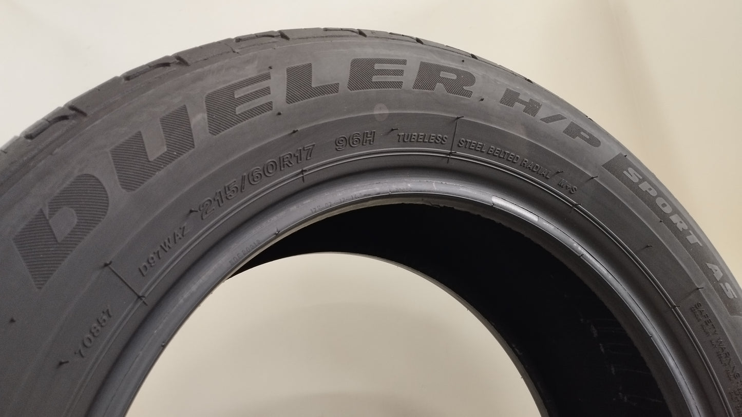 bridgestone 215/60 r17 dueler hp sport as cod.YY279