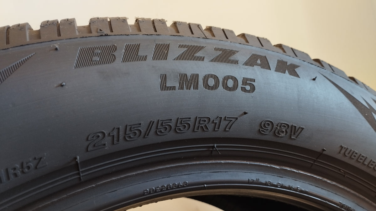 bridgestone LM005 blizzak 215/55 r17 (5.0 mm) cod. XX129