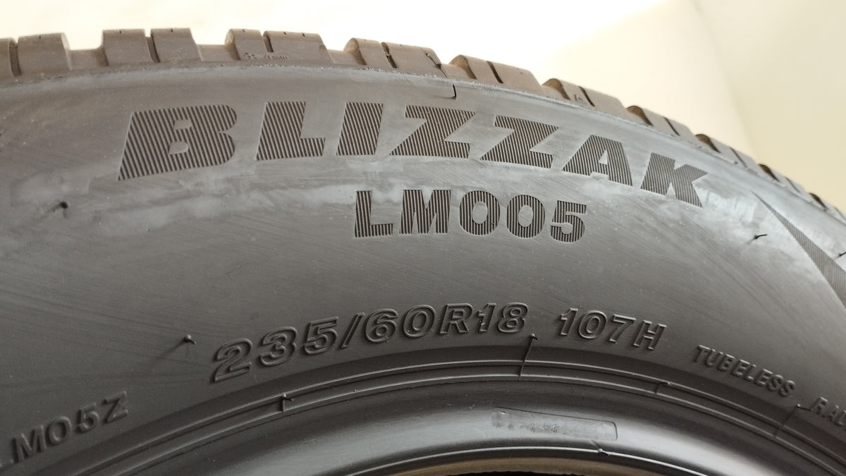 bridgestone LM005 blizzak 235/60 r18 (6.5 mm) cod. XX149