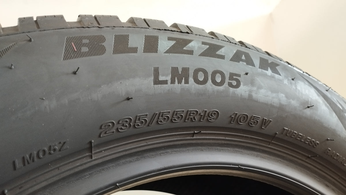 bridgestone lm005 blizzak 235/55 r19 (5.5 mm) cod. XX158