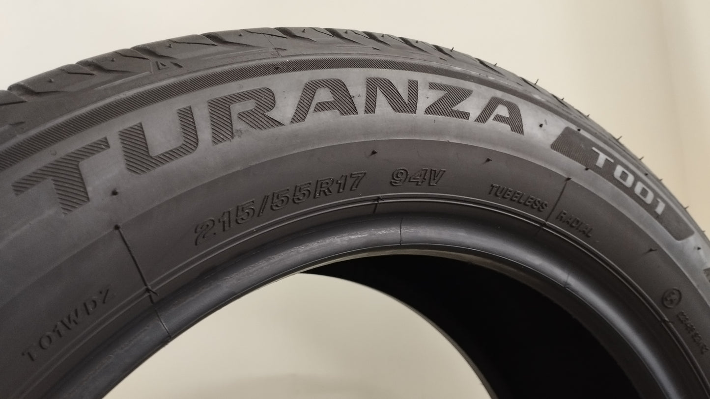 bridgestone 215/55 r17 t001 turanza cod.YY286