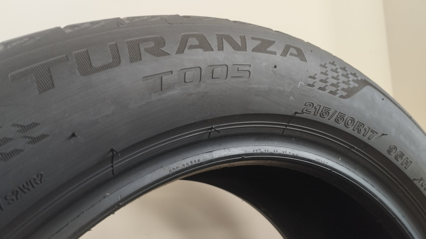 bridgestone 215/50 r17 t005 turanza cod.YY316