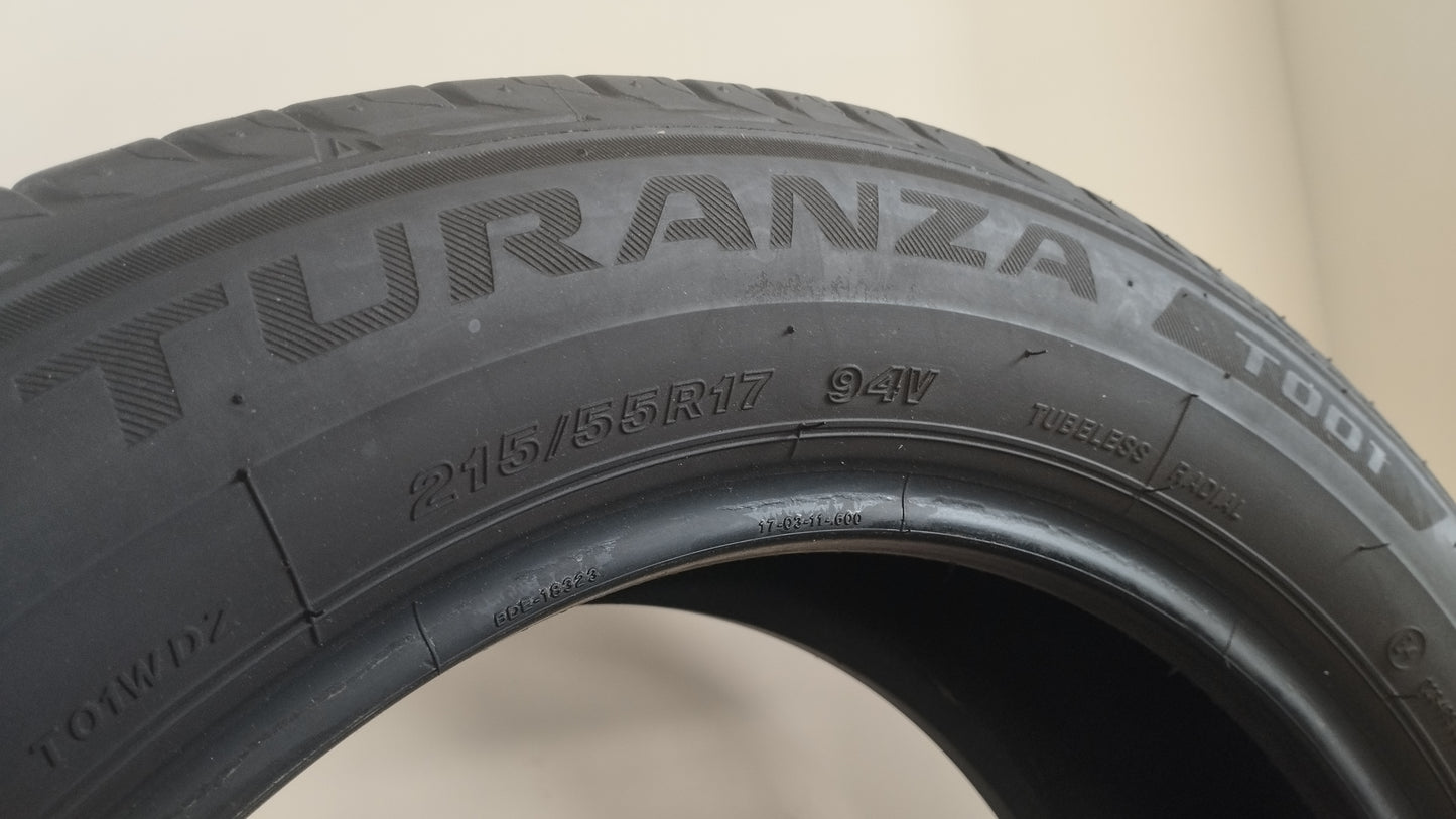 bridgestone 215/55 r17 t005 t001 turanza cod.YY320