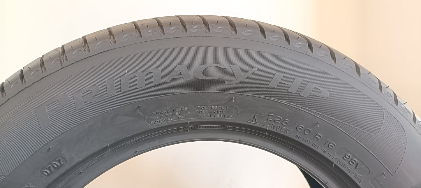 pneumatici usati michelin 225/60 r16 primacy hp cod.YY479