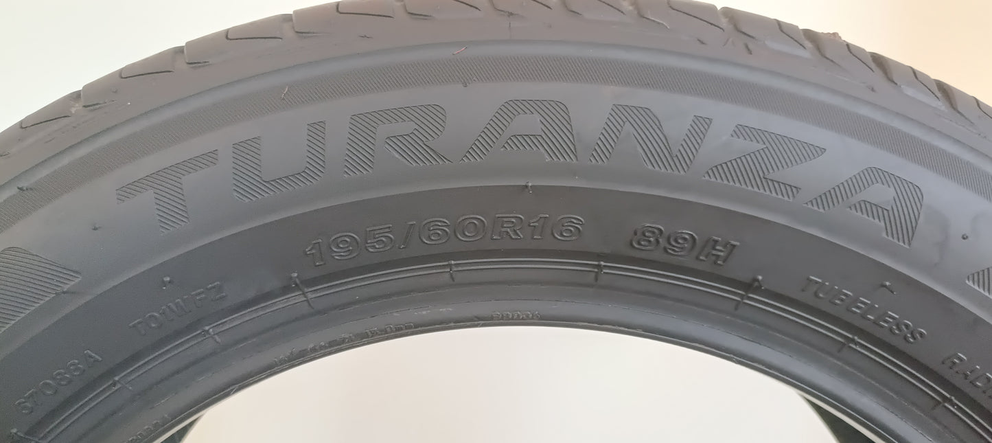 pneumatici usati bridgestone 195/60 r16 T001 turanza cod.YY483