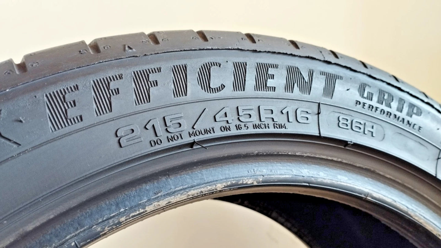 goodyear 215/45r16 efficient grip cod.YY205